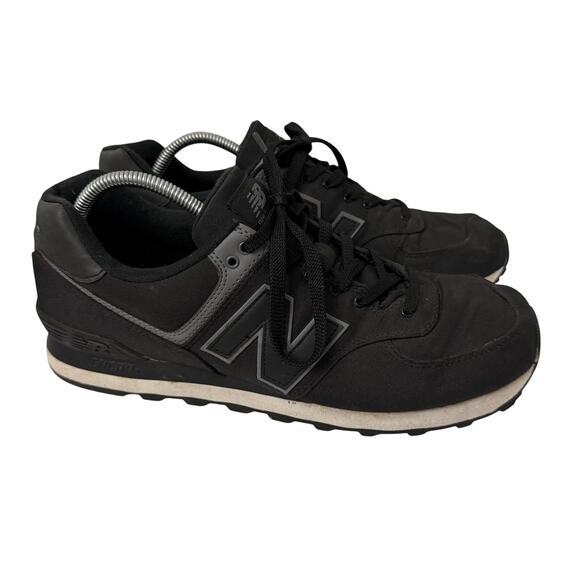 New Balance 574 v2 Shoes Mens Size 12 D Black Sneakers Lace Up Low Top main image 3